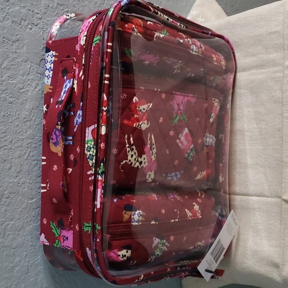 Vera Bradley Hound dog Travel Organizer 4 pc. Cosmetic Bag NWT - Dog Lover Dogs - Picture 2 of 9